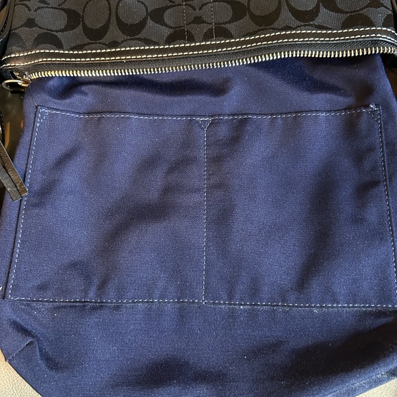 Coach Signature Canvas Handbag Black Leather Trim F04K-9362 $238 - Picture 13 of 16